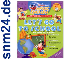 Disney Magic Englisch lernen mit CD - Lets go to School - Grundschule Vorschule