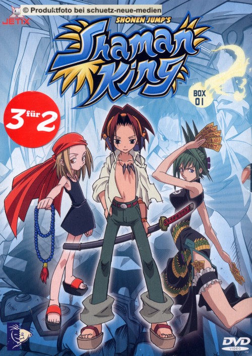 Shonen Jump's Shaman King BOX 1 Manga Anime * 3 DVDs Vol. 1 2 3 * NEU