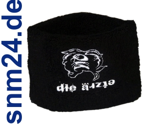 DIE ÄRZTE - Gwendoline Oberarmband Schweissband schwarz - NEU