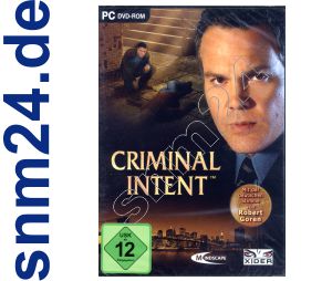 Criminal Intent komplett in Deutsch (PC DVD) NEU+OVP