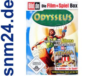 Athena Strategie Spiel + DVD Odysseus (Zeichentrick) + Bonus - NEU