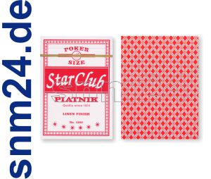 Pokerkarten Piatnik Club Star Spielkarten No.1382 ROT Standard Index - NEU