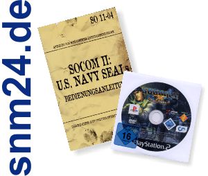 SOCOM II U.S. NAVY SEALS für Playstation 2 - DVD Vollversion Deutsch + Handbuch